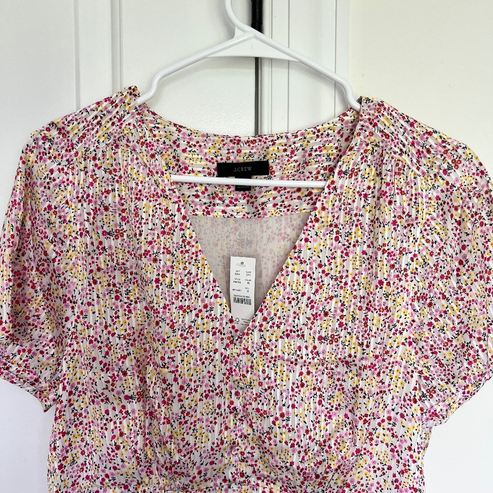 Beautiful floral J Crew dress, size 8, NWT